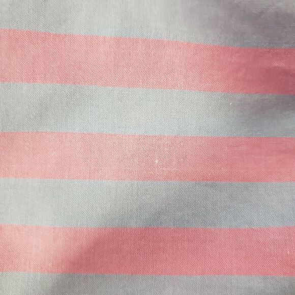 Vineyard Vines Womens Top Sz 6 Coastside Stripe Popover Light Magenta 3/4 Sleeve - Picture 12 of 12